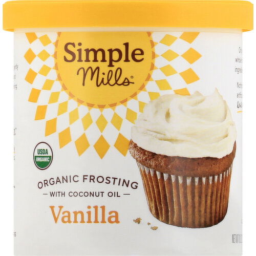 Simple Mills Frosting, Organic, Vanilla