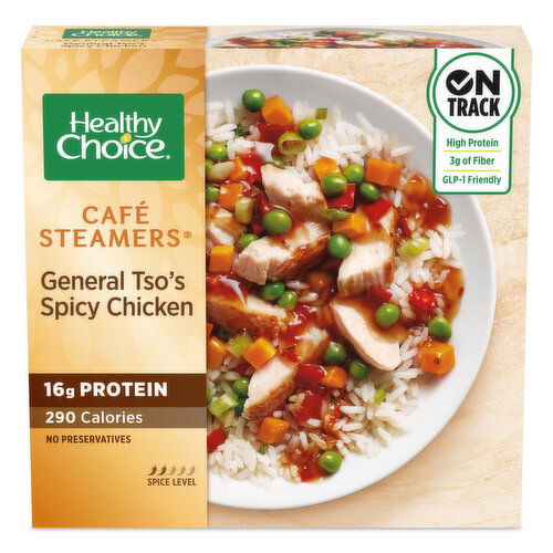 Healthy Choice Café Steamers General Tso's Spicy Chicken Frozen