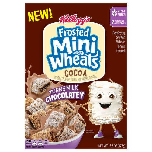 Frosted Mini-Wheats Cocoa Cereal - 13.3 Ounce