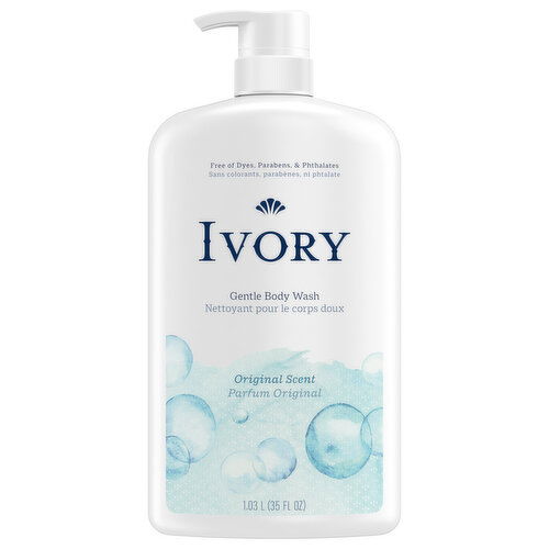 Ivory Body Wash, Original Scent, Gentle