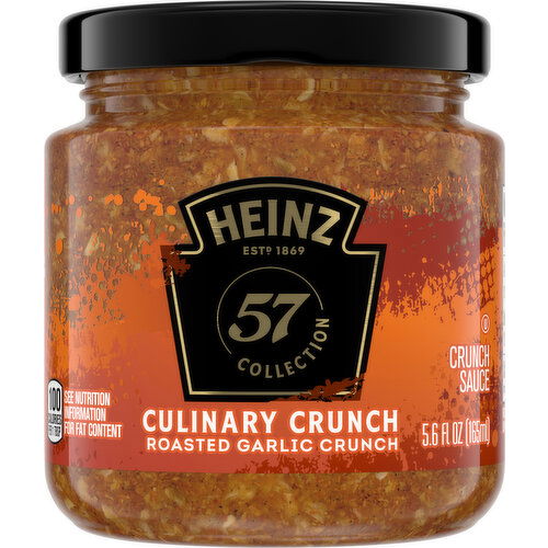 Heinz Crunch Sauce, Roasted Garlic Crunch, Culinary Crunch