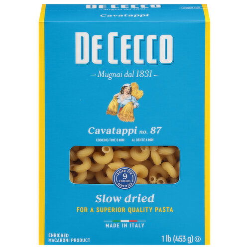 De Cecco Cavatappi, No. 87