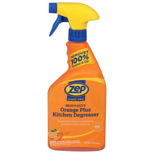 Zep Kitchen Degreaser, Orange Plus, Heavy-Duty, Orange Zest