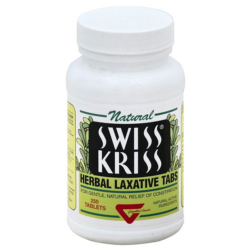 Swiss Kriss Herbal Laxative, Tabs