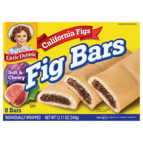 Little Debbie Fig Bars, Soft & Chewy, California Figs