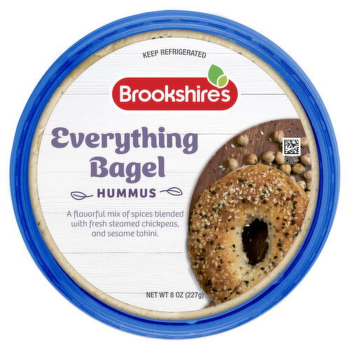 Brookshire's Everything Bagel Hummus - 8 Ounce