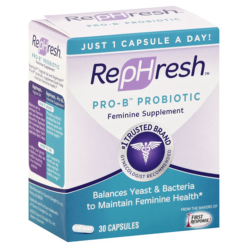 RepHresh Pro-B Probiotic, Capsules