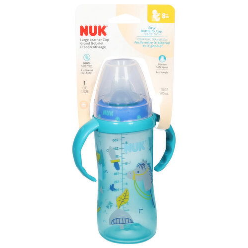 Nuk Learner Cup, Large, 10 Ounces, 8+ Months