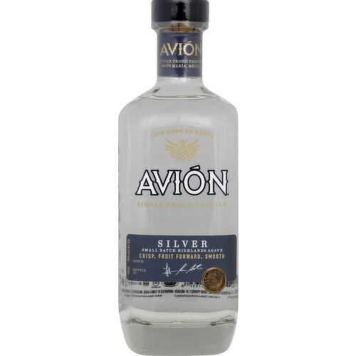 Avion Tequila, Silver, Single Origin