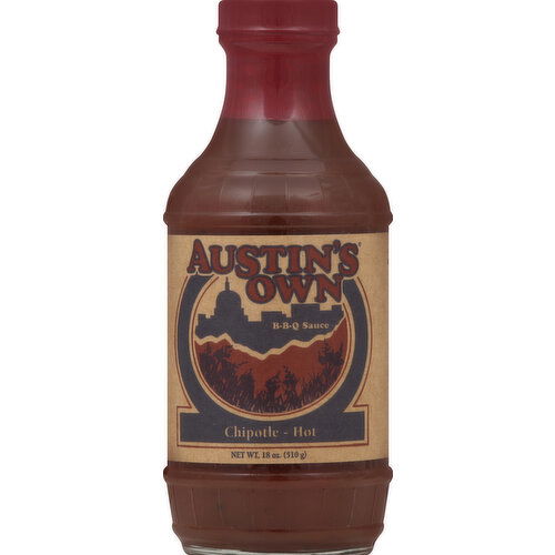 Austins Own BBQ Sauce, Chipotle - Hot