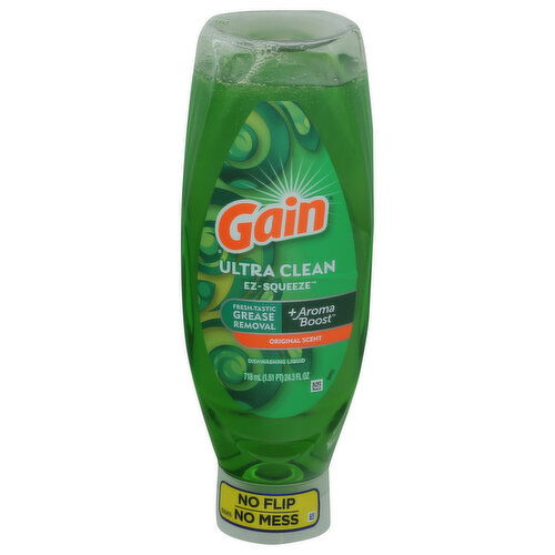 Gain Dishwashing Liquid, Original Scent, Ultra Clean