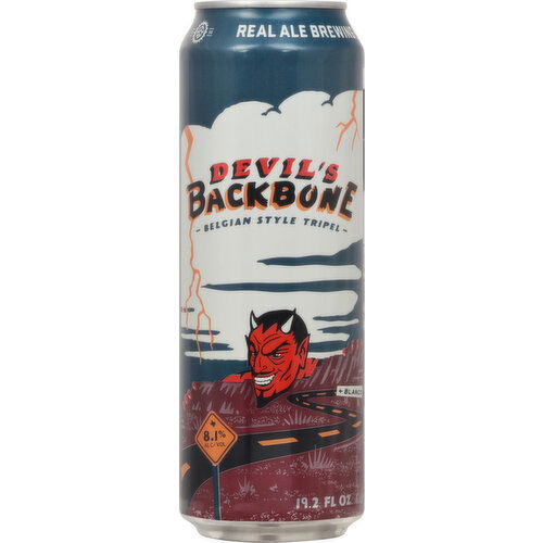 Real Ale Brewing Co Beer, Devil's Backbone, Belgian Style Tripel