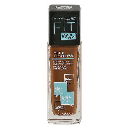 Fit me! Foundation, Matte + Poreless, 368 Deep Golden - 1 Fluid Ounce