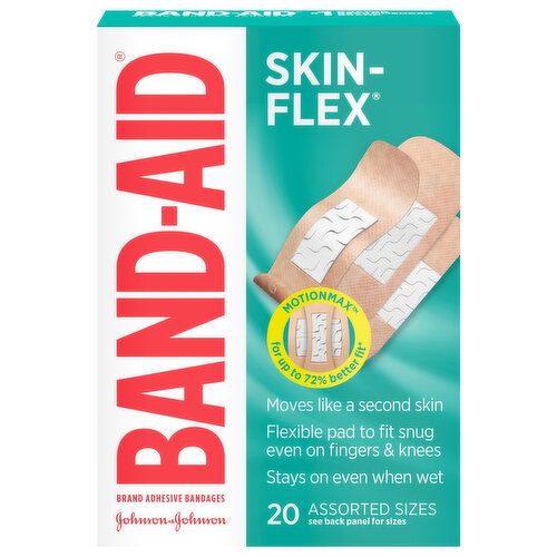 Band-Aid Adhesive Bandages, Assorted Sizes