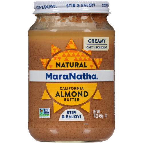 MaraNatha Creamy Natural California Almond Butter