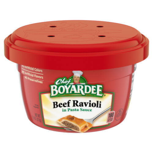 Chef Boyardee Beef Ravioli with Meat Sauce