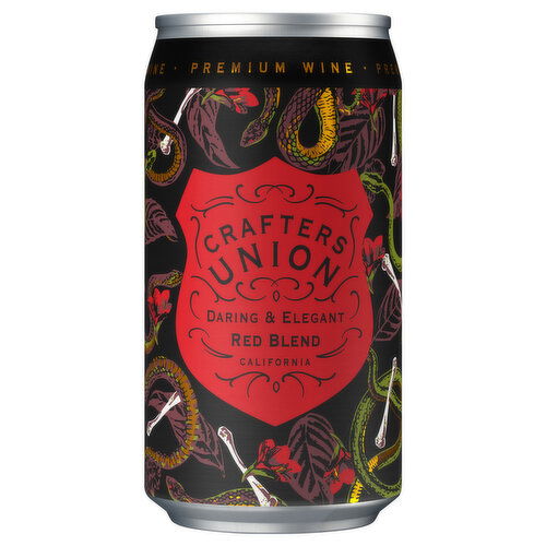 Crafters Union Red Blend California Wine Can, 375 ml    