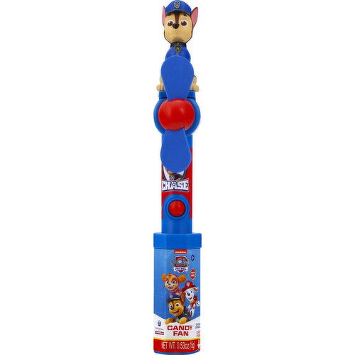 Paw Patrol Candy Fan, Chase, Paw Patrol, 3+ - 0.53 Ounce