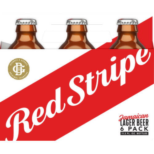 Red Stripe Beer, Jamaican, 6 Pack