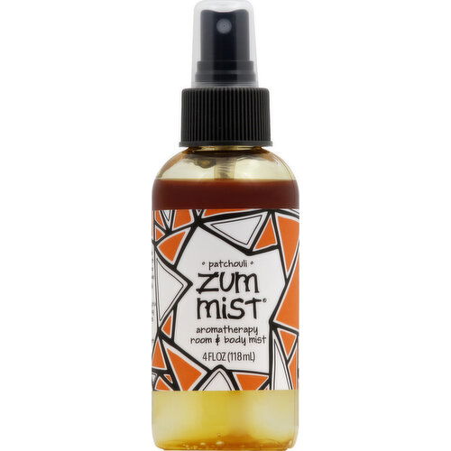 Zum Mist Room & Body Mist, Aromatherapy, Patchouli