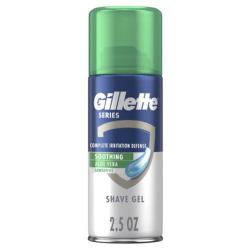 Gillette Series Soothing Shave Gel for men with Aloe Vera