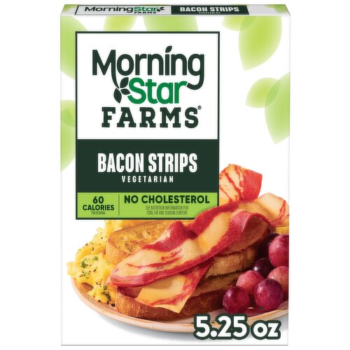MorningStar Farms Meatless Bacon Strips, Original - 5.25 Ounce