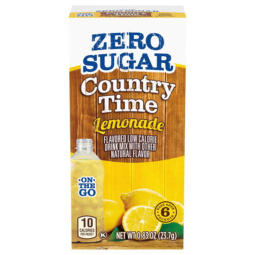 Country Time Drink Mix, Zero Sugar, Lemonade