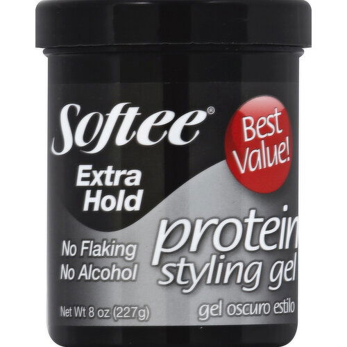 Softee Styling Gel, Protein, Extra Hold