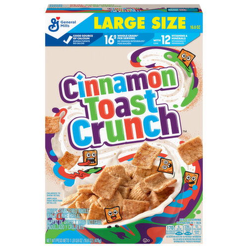 Cinnamon Toast Crunch Cereal, Large Size