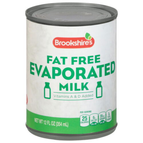 Brookshire's Fat Free Evaporated Milk