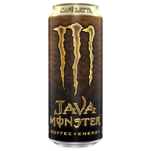 Java Monster Energy Drink, Cafe Latte, Coffee + Energy