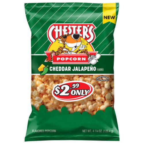 Chester's Popcorn, Cheddar Jalapeno Flavored