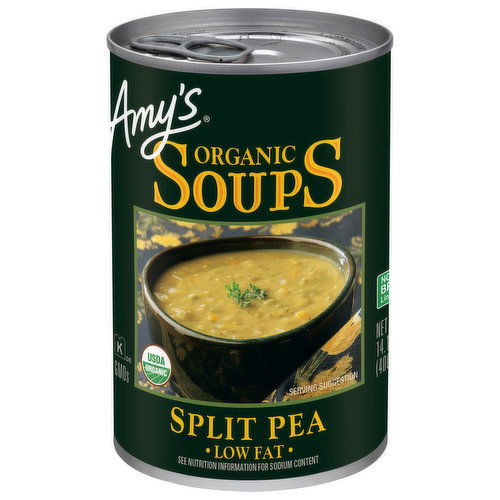 Amy's Amy’s Organic Split Pea Soup, Low Fat, 14.1 oz.