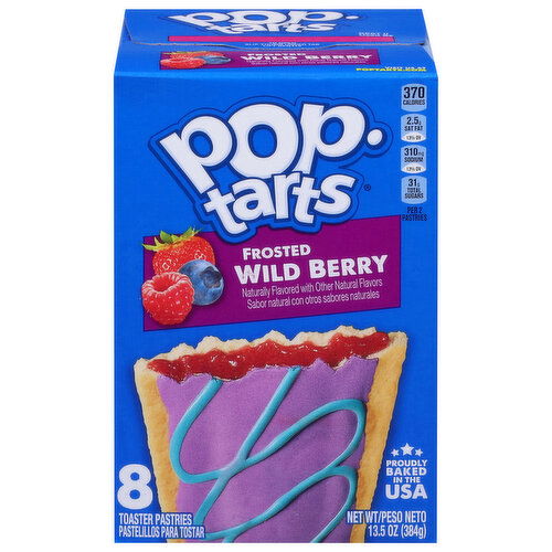 Pop-Tarts Toaster Pastries, Frosted Wild Berry