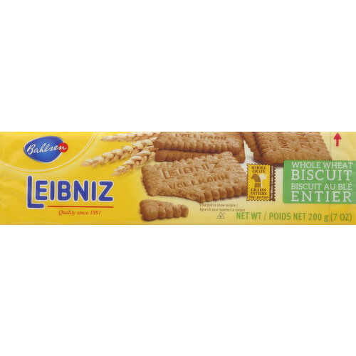 Bahlsen Biscuit, Whole Wheat