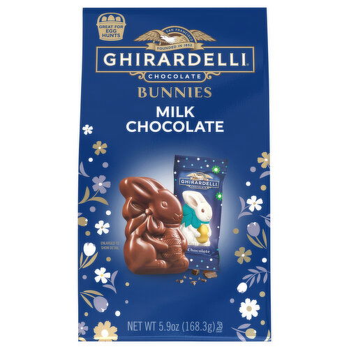 Ghirardelli Milk Chocolate, Bunnies