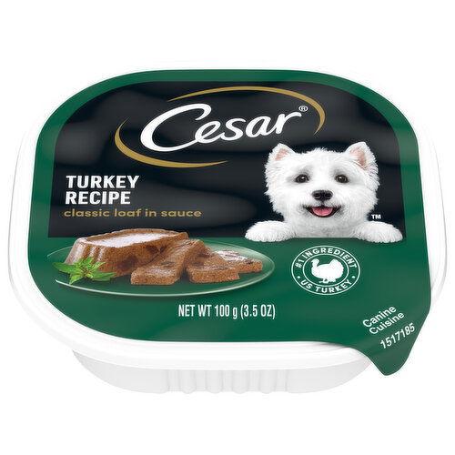 Cesar Canine Cuisine Turkey Recipe Classic Loaf in Sauce Super 1 Foods