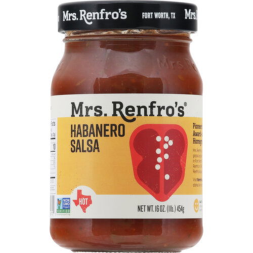 Mrs. Renfro's Salsa, Habanero, Hot