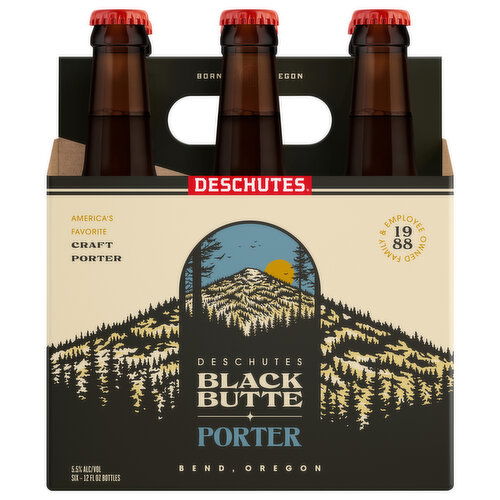 Deschutes Porter Black Butte Beer - 6 Each