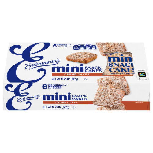 Entenmann's Mini Crumb Cakes - 6 Each