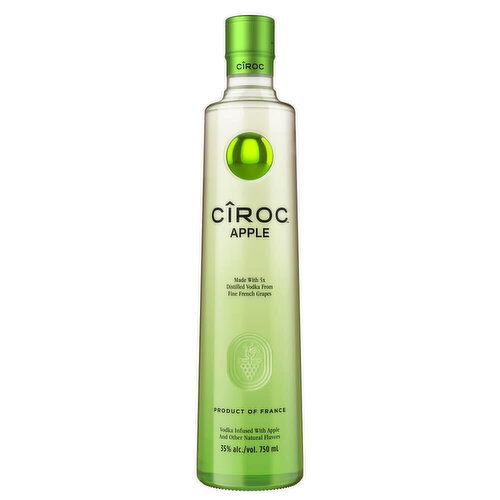 Ciroc Apple Flavored Vodka, 750 ml    