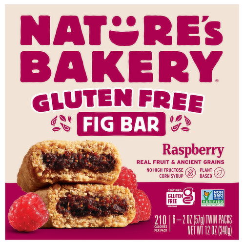 Nature's Bakery Gluten Free Raspberry Fig Bar - 6 Each