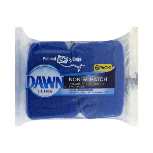 Dawn Ultra Scrubber Sponges, Non-Scratch