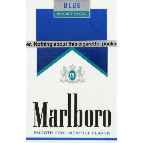 Marlboro Cigarettes, Blue, Menthol