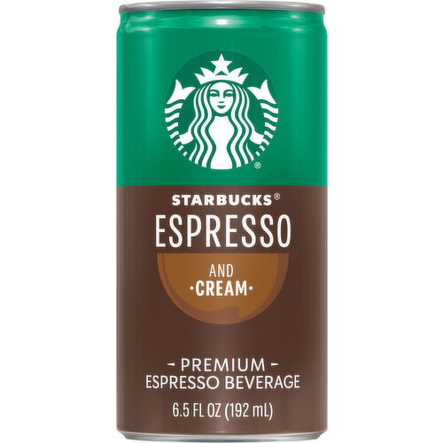 Starbucks Espresso Beverage, Premium, Espresso and Cream