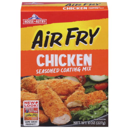 House-Autry Coating Mix, Seasoned, Chicken, Air Fry