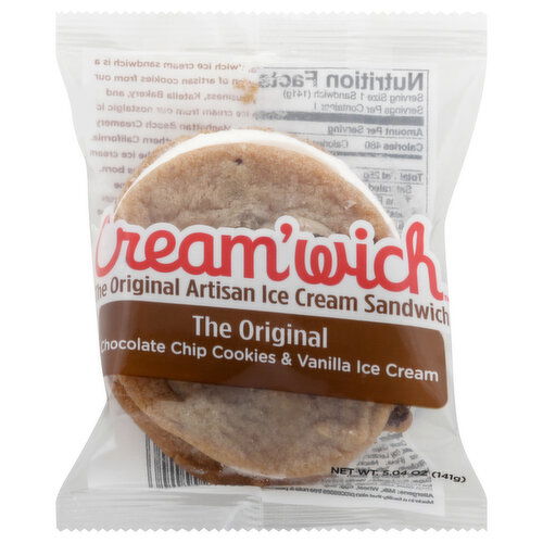 Cream'Wich Ice Cream Sandwich, The Original