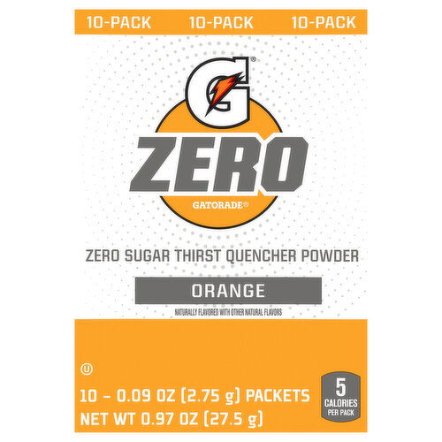 Gatorade Orange Zero Sugar Thirst Quencher Powder