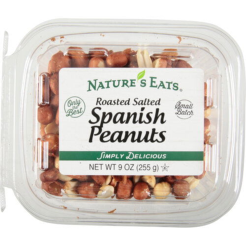 Nature's Eats Peanuts, Spanish, Roasted Salted