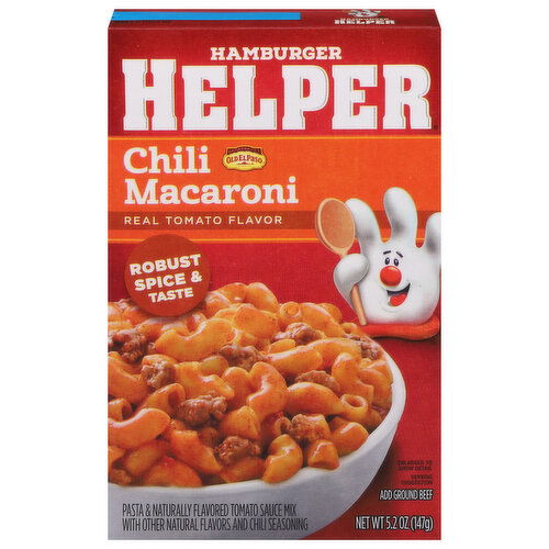 Hamburger Helper Pasta & Sauce Mix, Chili Macaroni